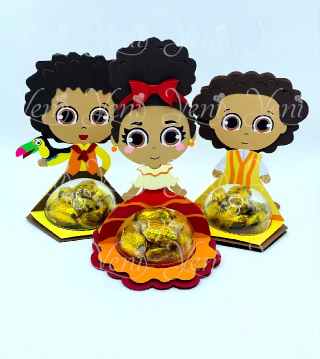 3 Brothers candy holders - For 4 sizes - Svg and Studio files