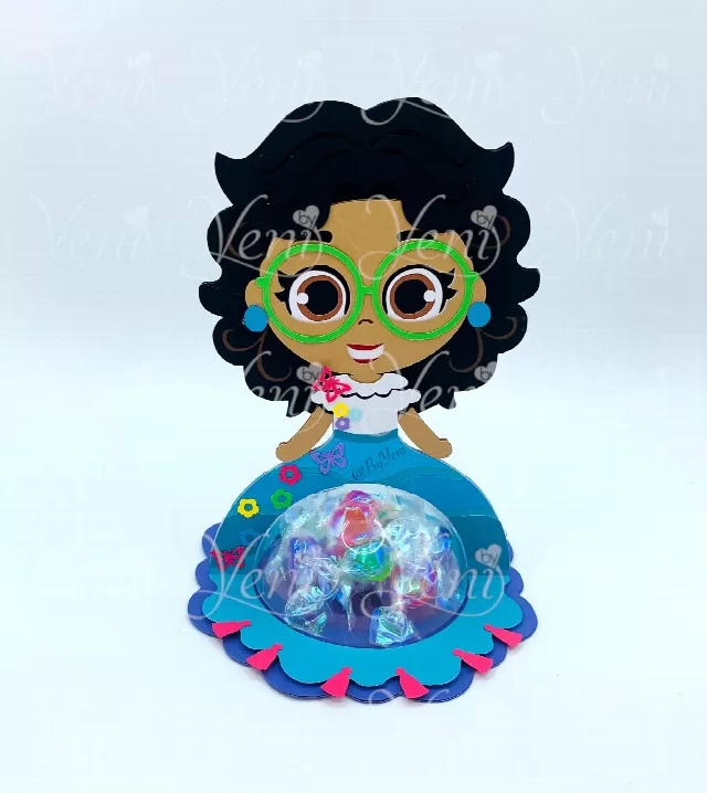 Mirabel candy holder - For 4 sizes - Svg and Studio files