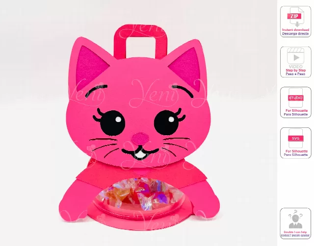 Mei Li candy holder - For 8cm / 3.15” Sphere - Digital Files  - svg -studio