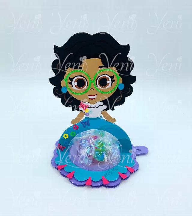 Mirabel candy holder - For 4 sizes - Svg and Studio files
