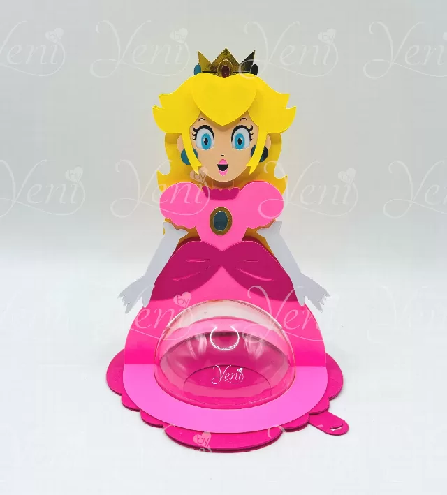 Peach candy holder - For 8cm / 3.15" Sphere - Svg and Studio files