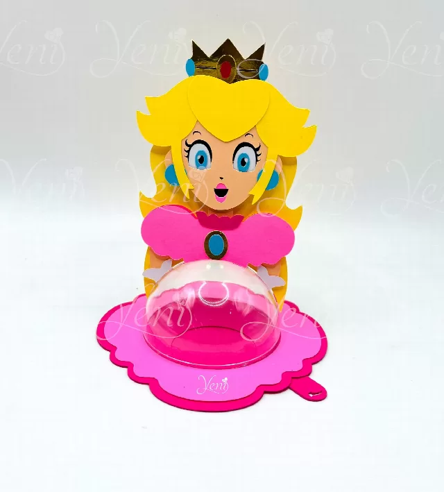 Peach candy holder - For 8cm / 3.15" Sphere - Svg and Studio files