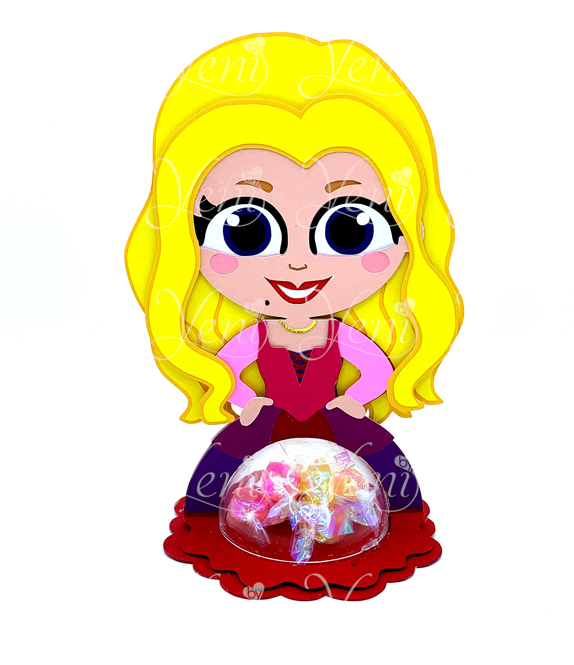 Hocus Pocus Candy Holder Svg